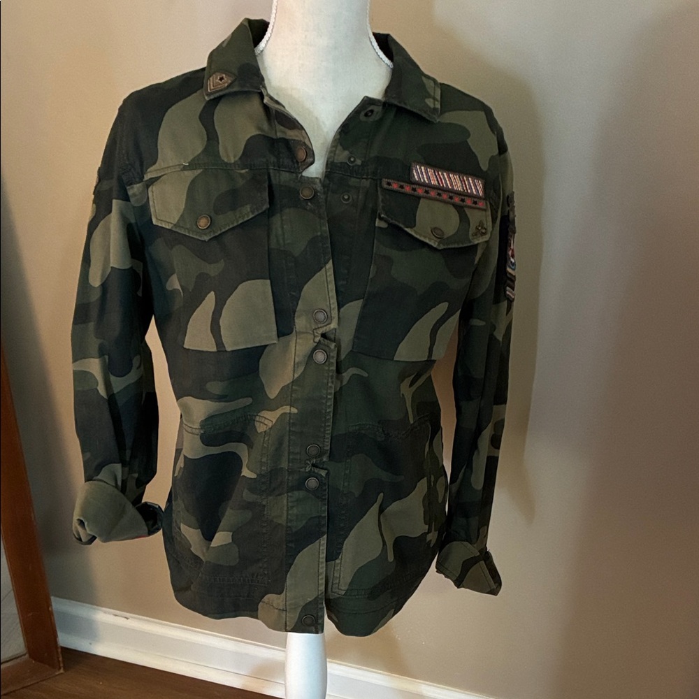 Abercrombie & Fitch Camouflage Utility Jacket